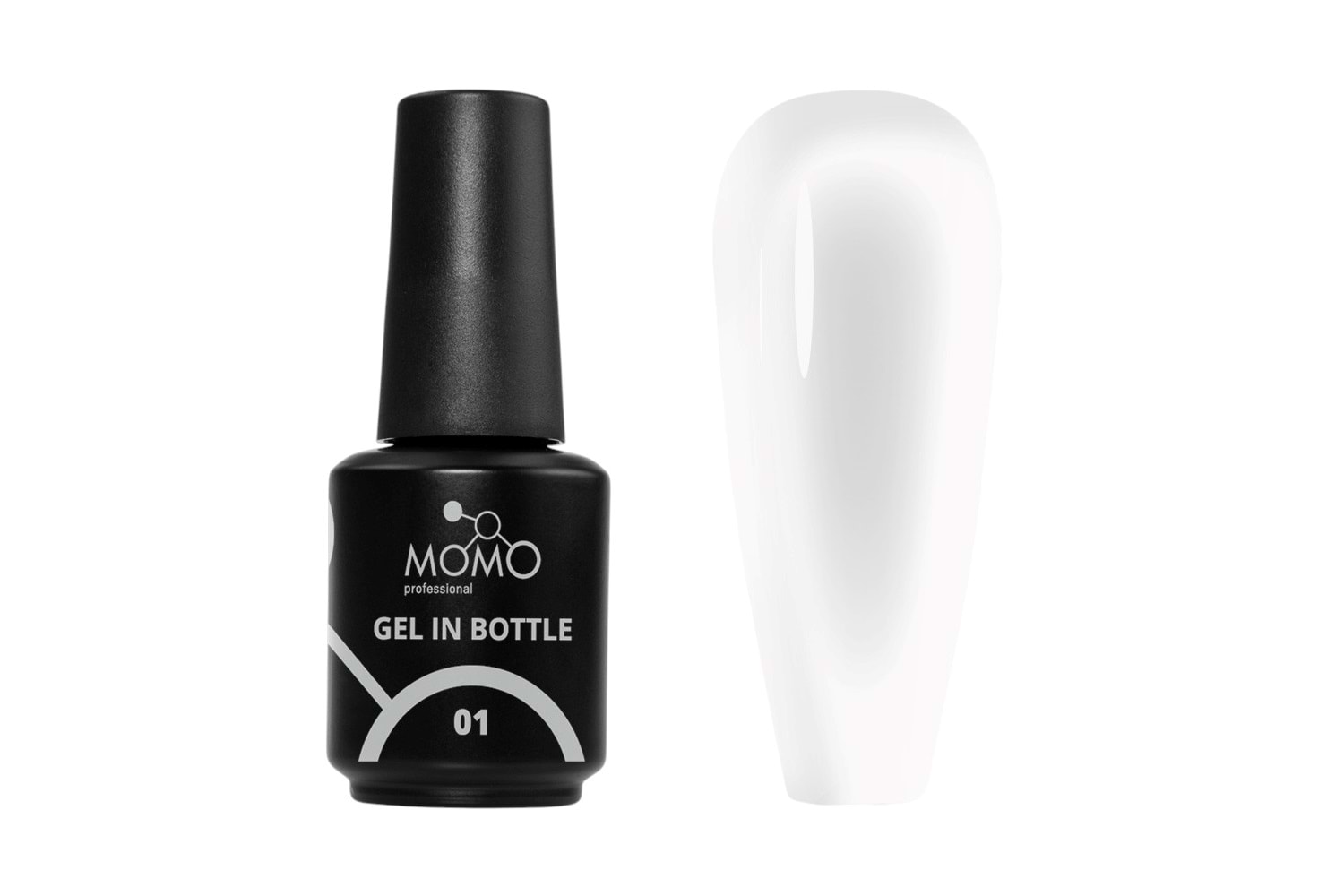 Momo Gel In Bottle 18 ML No: 01