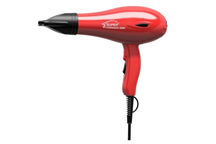 Hector Super Tornado Fön Makinesi 2400W - Kırmızı
