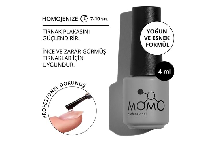 Momo Rubber Base Coat 4 ML