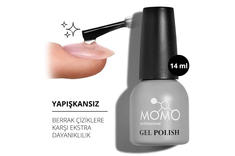 Momo Liquid Glass Top Coat 14 ML