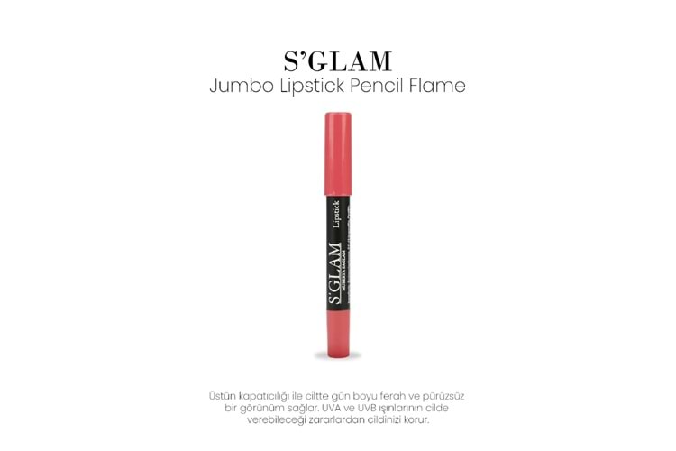 S Glam Dudak Kalemi Jumbo - Flame