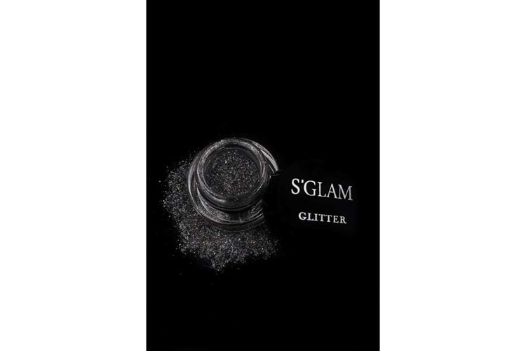 S Glam Glitter - Black