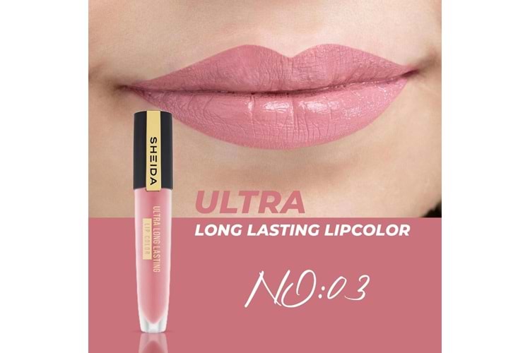 Sheida Kalıcı Sıvı Ruj No: 03