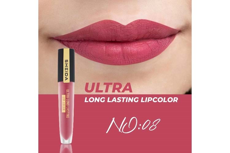 Sheida Kalıcı Sıvı Ruj No: 08
