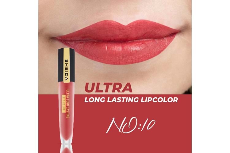 Sheida Kalıcı Sıvı Ruj No: 10