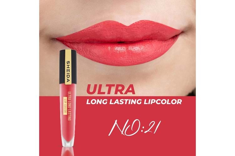 Sheida Kalıcı Sıvı Ruj No: 21