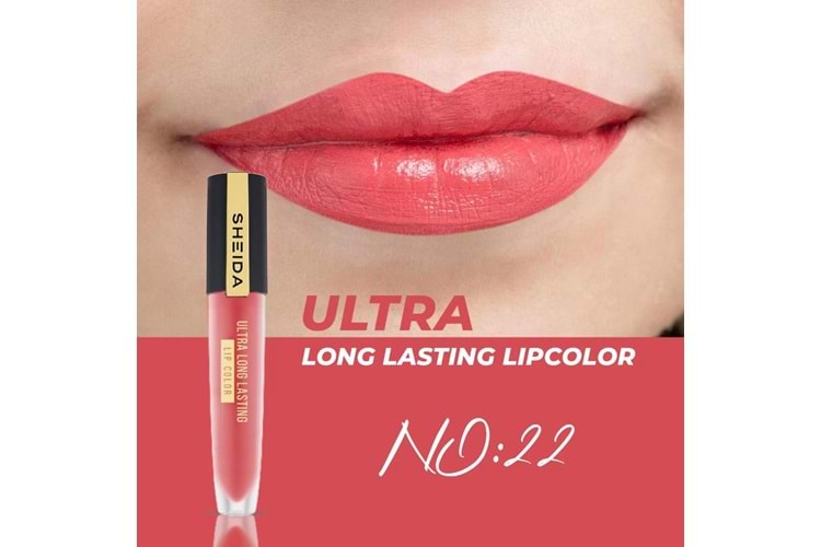 Sheida Kalıcı Sıvı Ruj No: 22