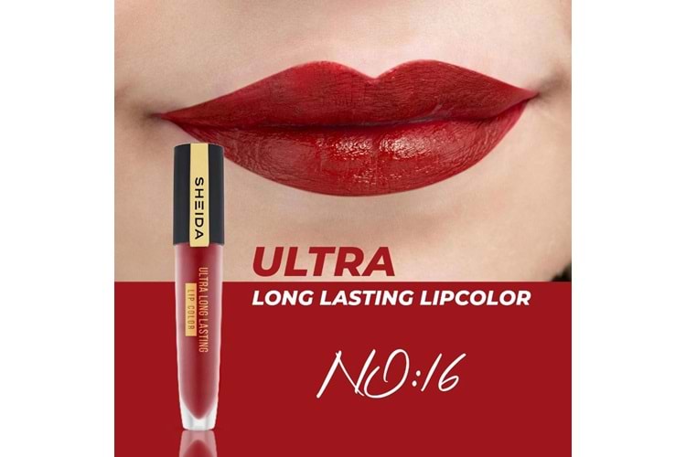 Sheida Kalıcı Sıvı Ruj No: 16