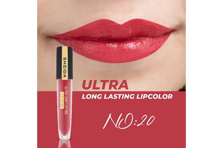 Sheida Kalıcı Sıvı Ruj No: 20