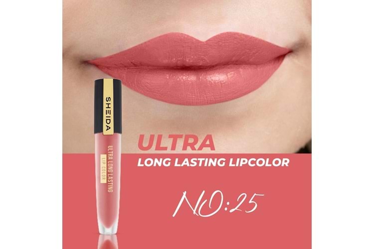 Sheida Kalıcı Sıvı Ruj No: 25