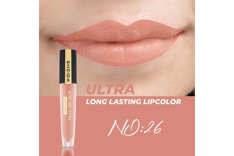 Sheida Kalıcı Sıvı Ruj No: 26