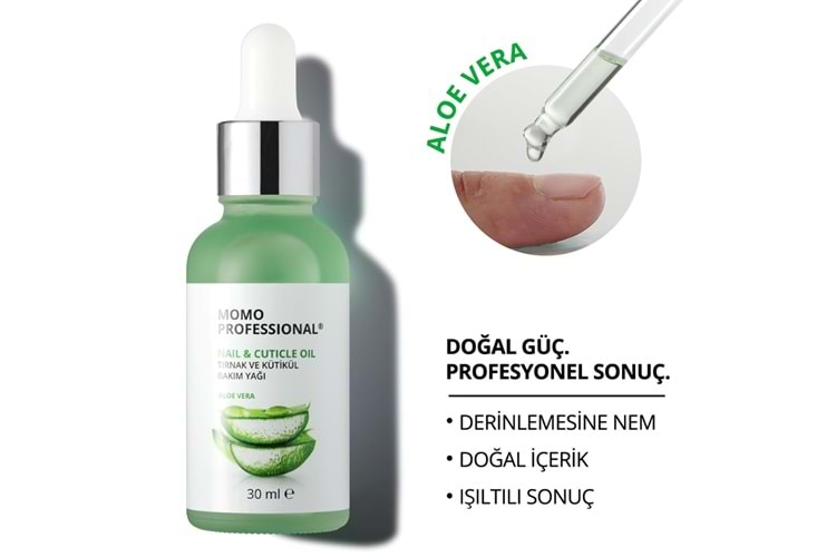 Momo Tırnak Eti Bakım Yağı 30 ML - Aloe Vera