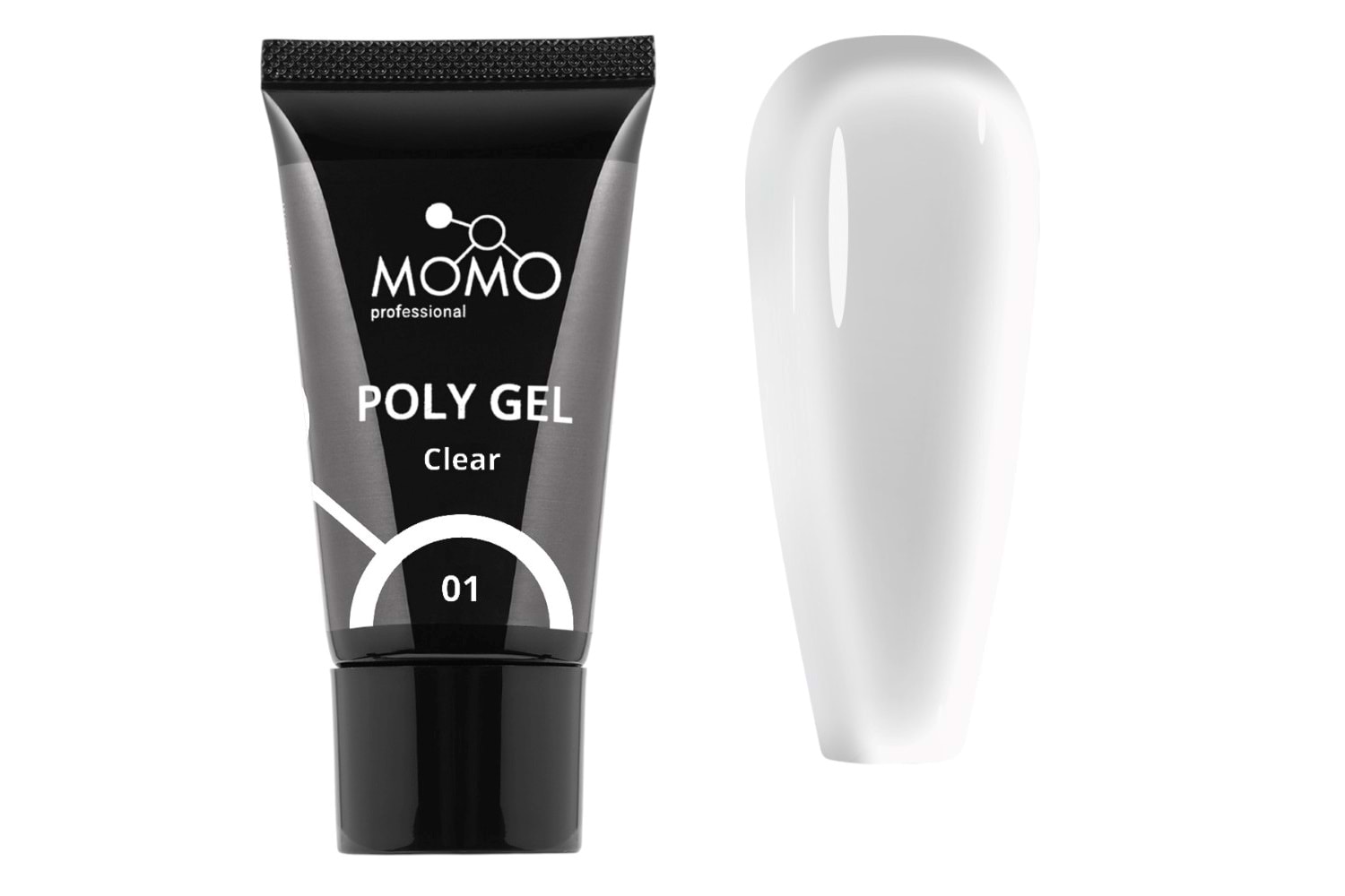 Momo Protez Tırnak İçin Akrilik Jel 30 Gr No: 01