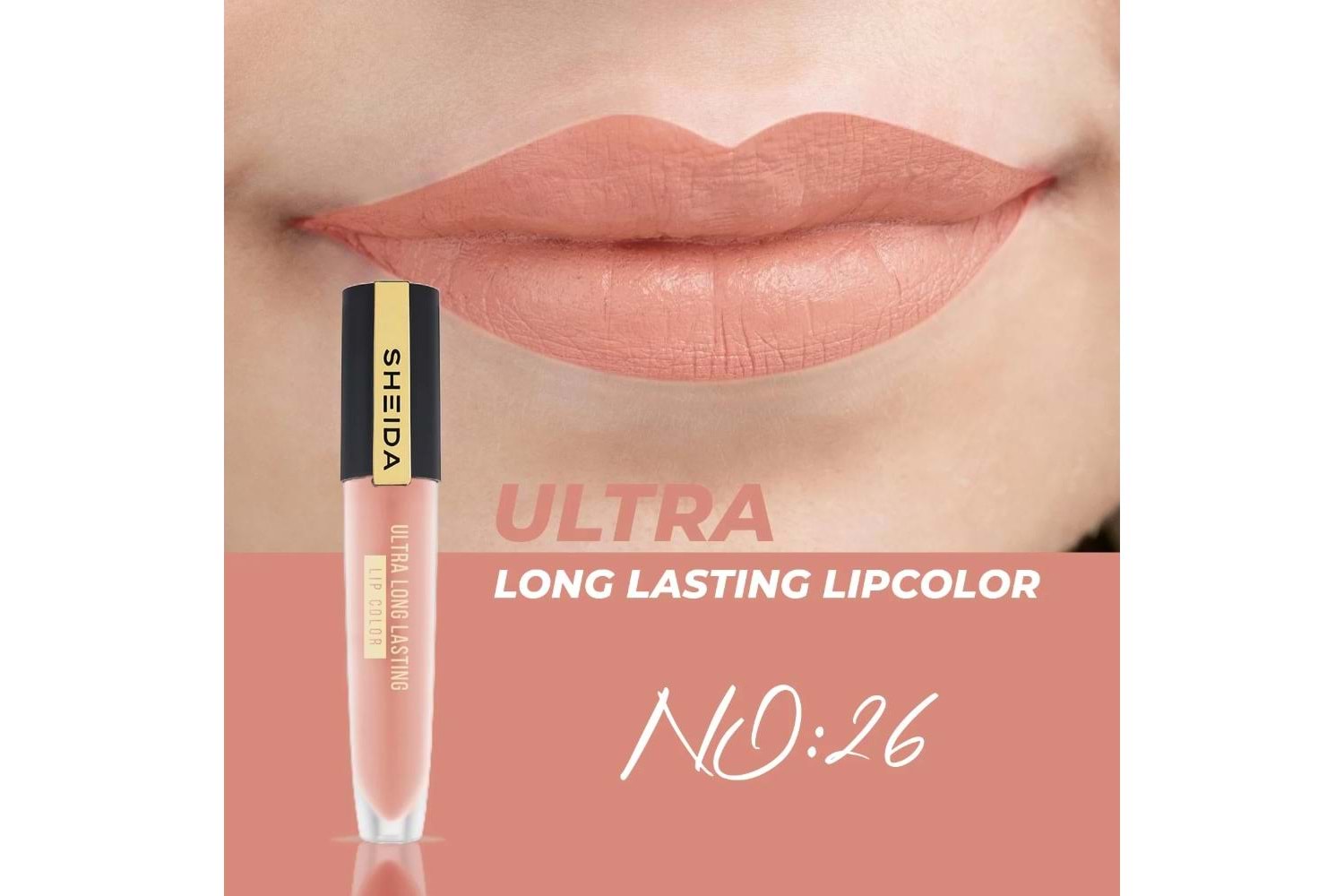 Sheida Kalıcı Sıvı Ruj No: 26