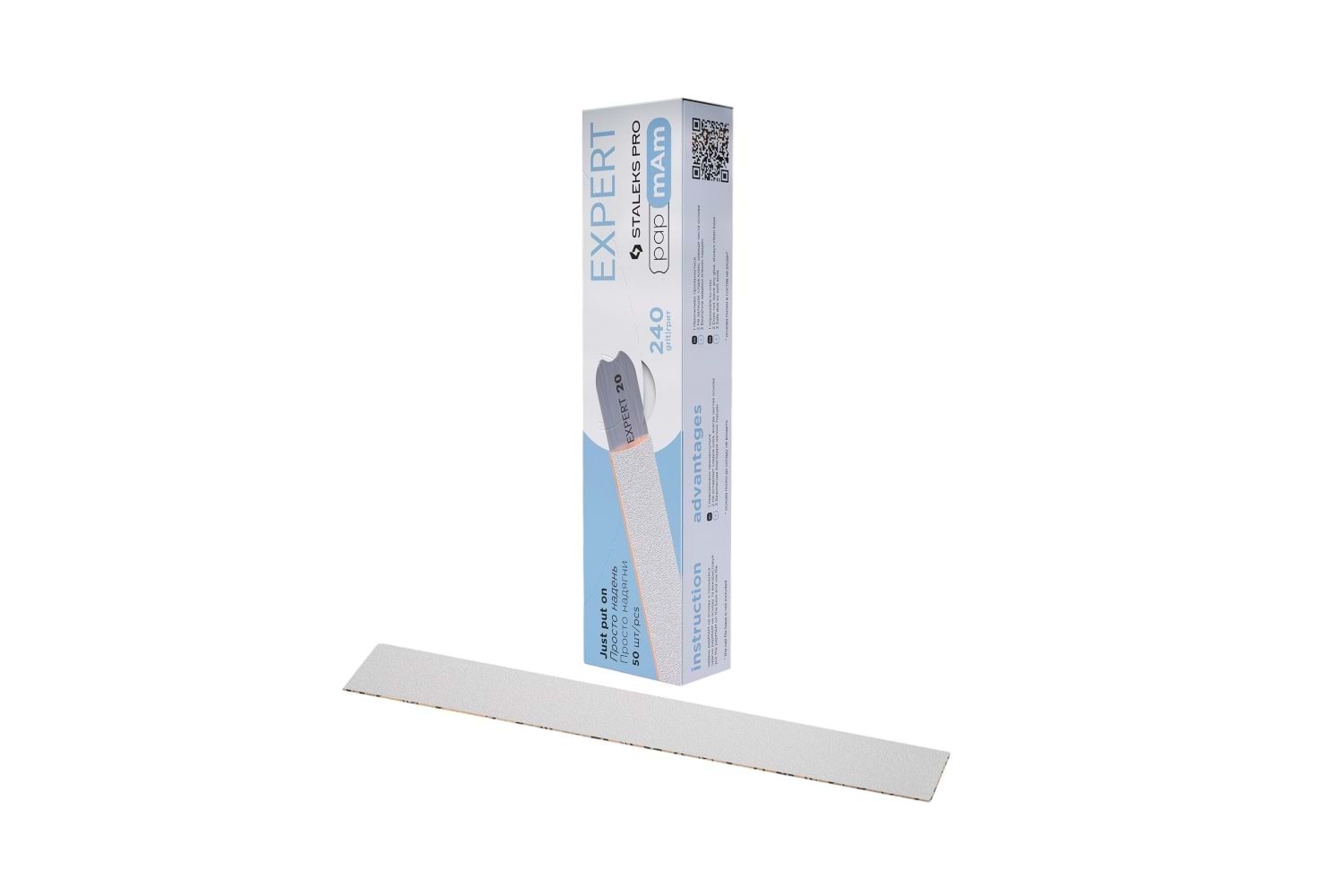 Staleks Expert Giydirmeli Papmam 240 Grit (50 Adet) DFCE-22-240w