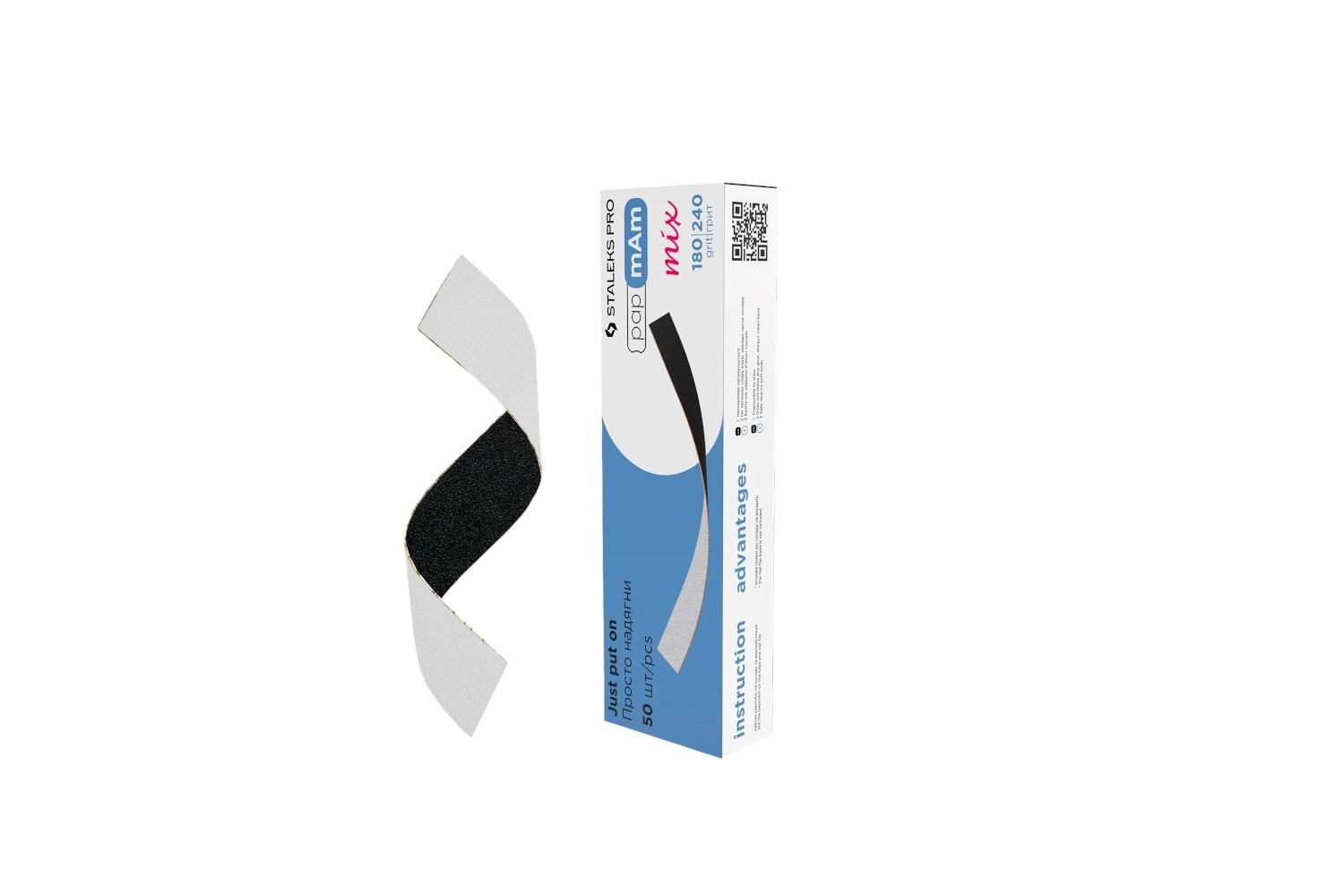 Staleks Expert Giydirmeli Papmam 180/240 Grit (50 Adet) DFCEMix-22-180/240