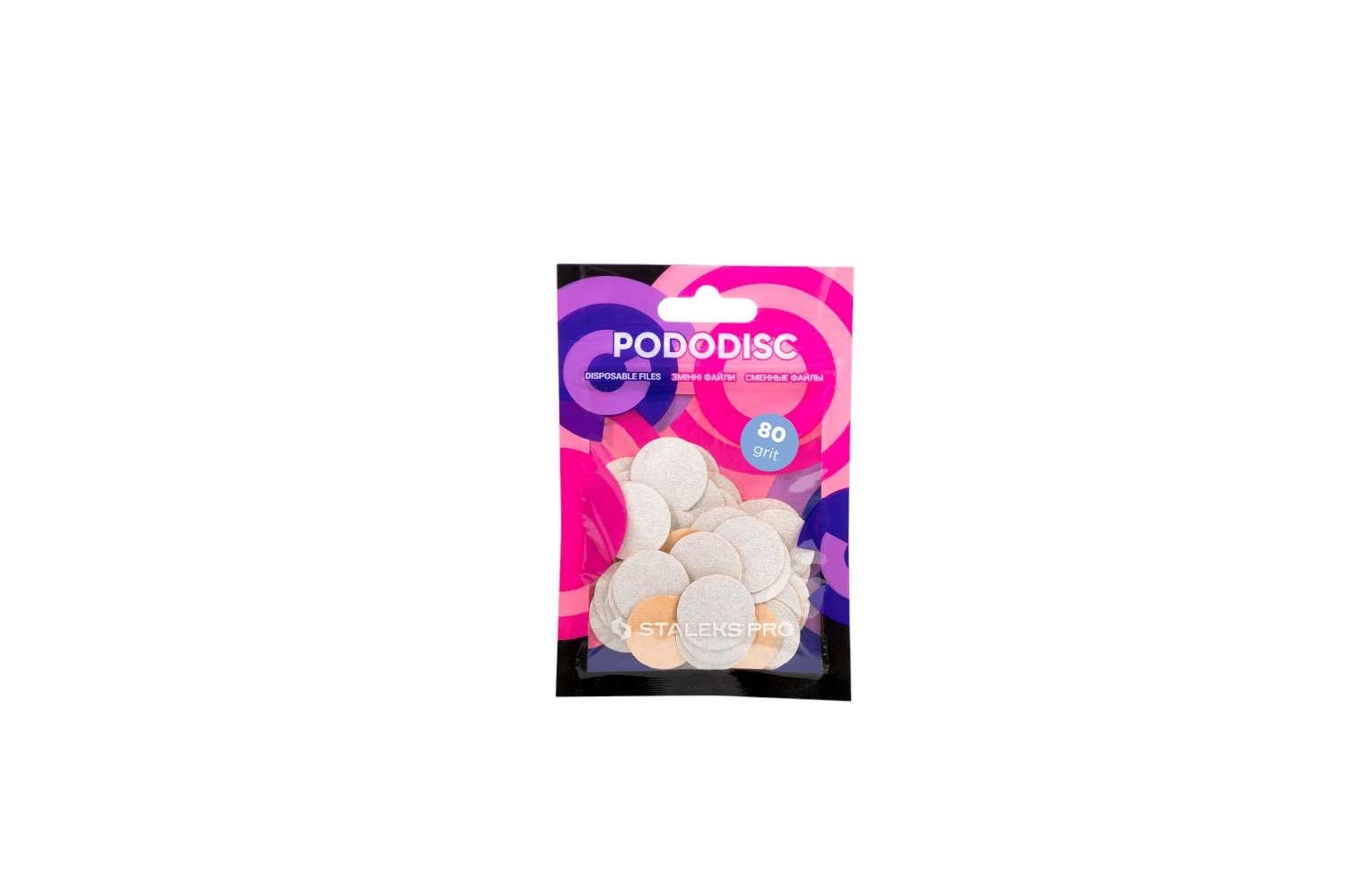 Staleks Expert Pododisk Törpü Yedeği M 80 Grit (50 Adet) PDF-20-80w