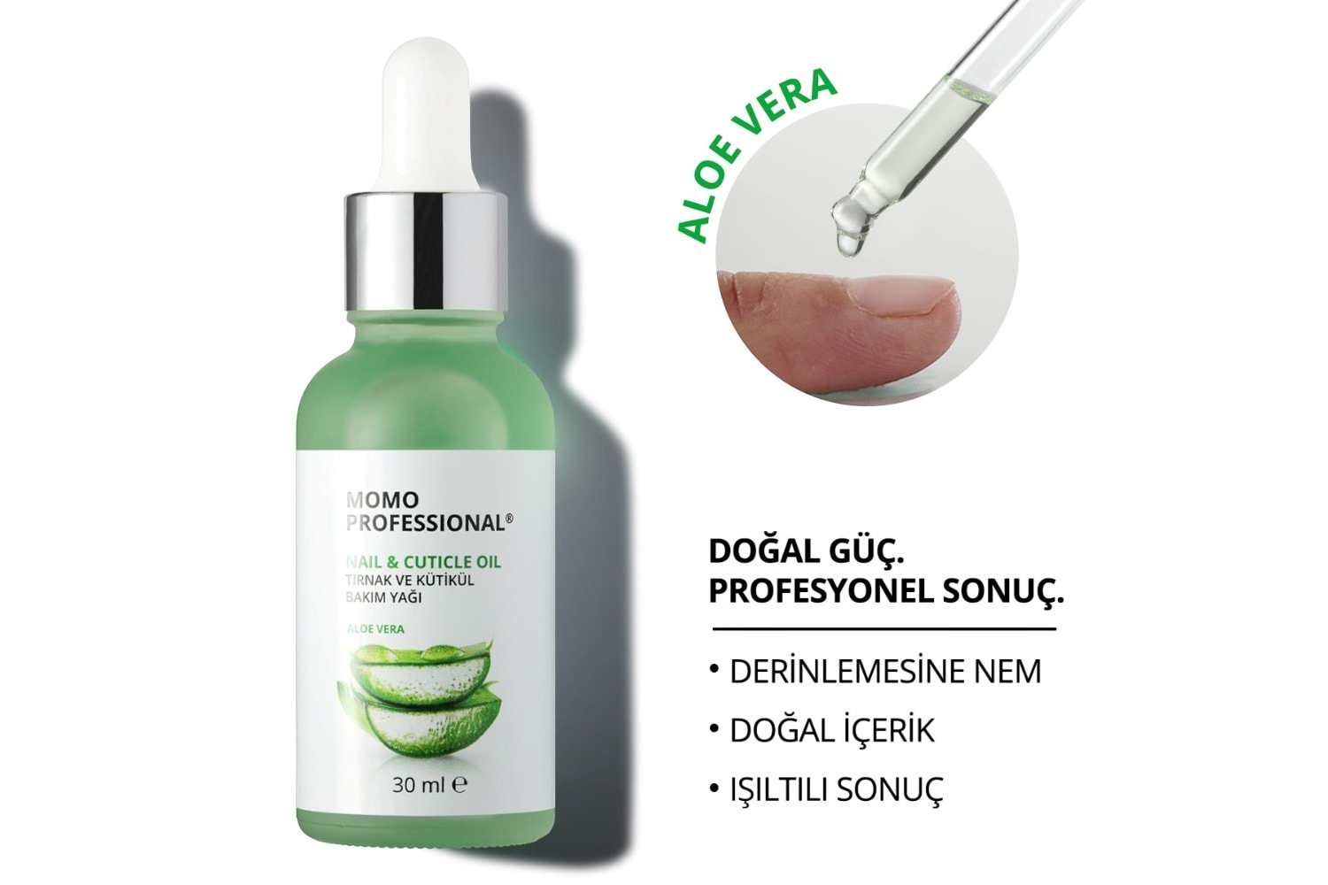 Momo Tırnak Eti Bakım Yağı 30 ML - Aloe Vera