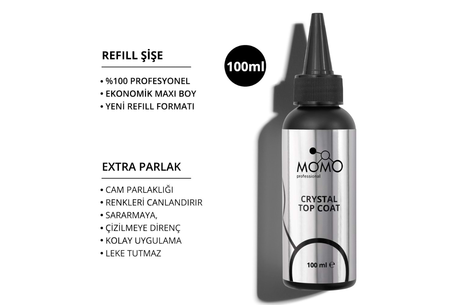 Momo Crystal Top Coat 100 ML