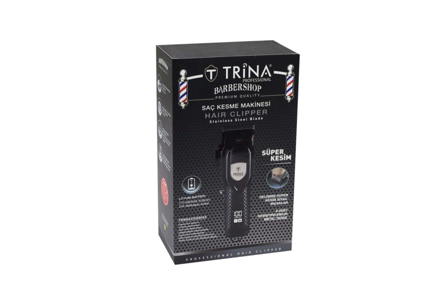 Trina Tıraş Makinesi 45 - Siyah